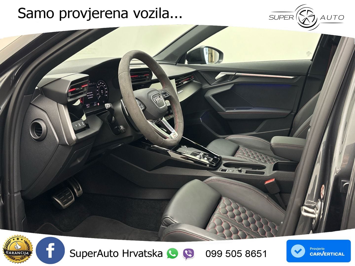 Audi RS3 Sedan 2.5 TFSI (400 KS) quattro S tronic ACC+HEAD+GR SJED+360+PANO