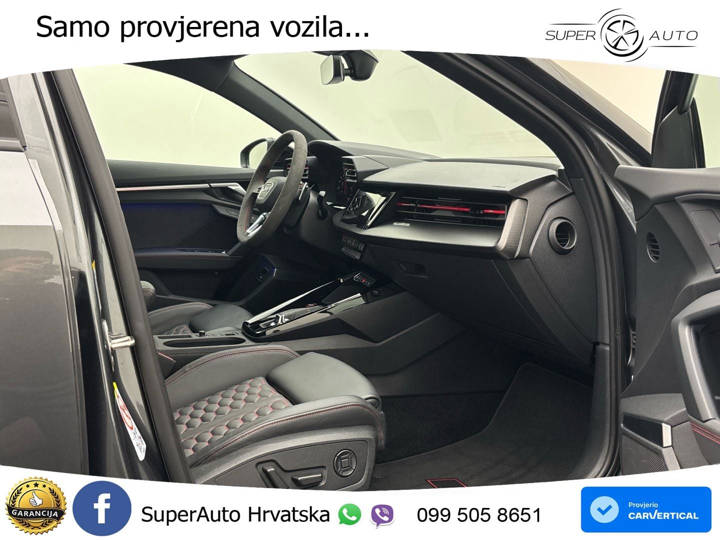 Audi RS3 Sedan 2.5 TFSI (400 KS) quattro S tronic ACC+HEAD+GR SJED+360+PANO