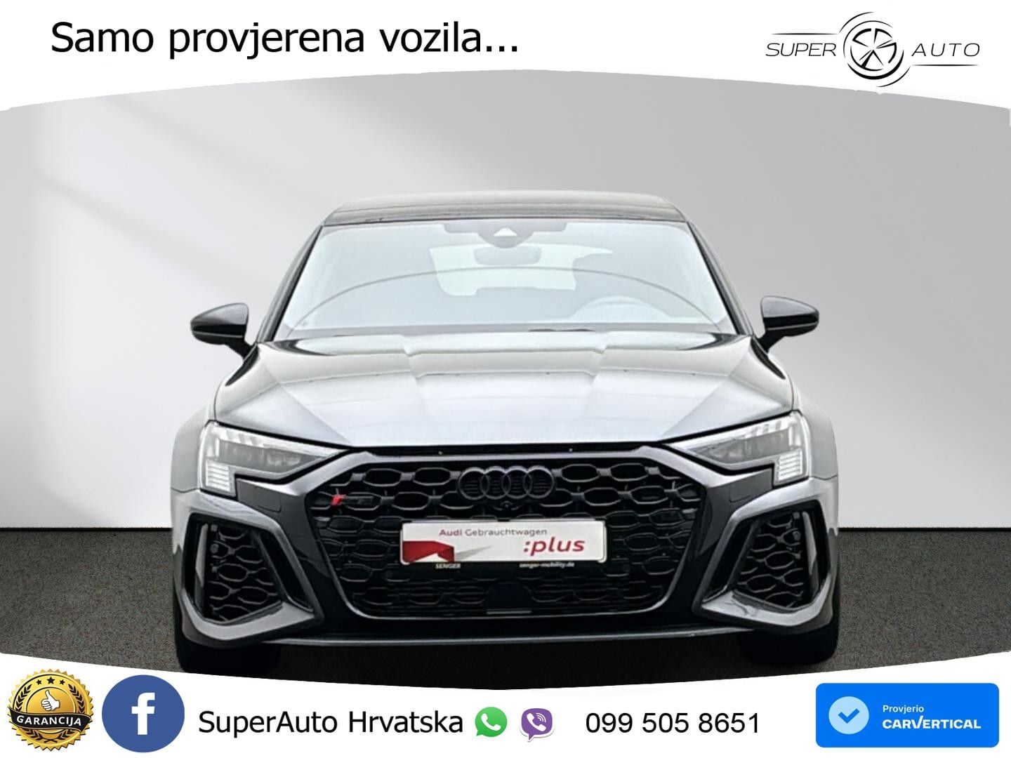 Audi RS3 Sedan 2.5 TFSI (400 KS) quattro S tronic ACC+HEAD+GR SJED+360+PANO