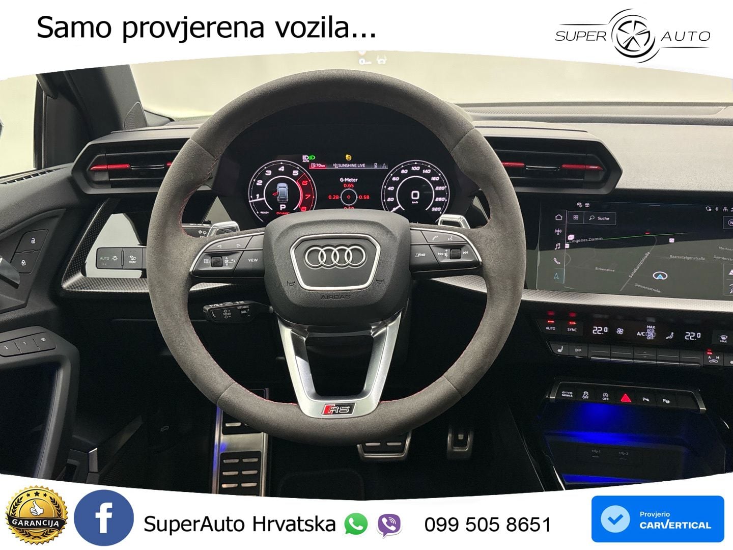 Audi RS3 Sedan 2.5 TFSI (400 KS) quattro S tronic ACC+HEAD+GR SJED+360+PANO