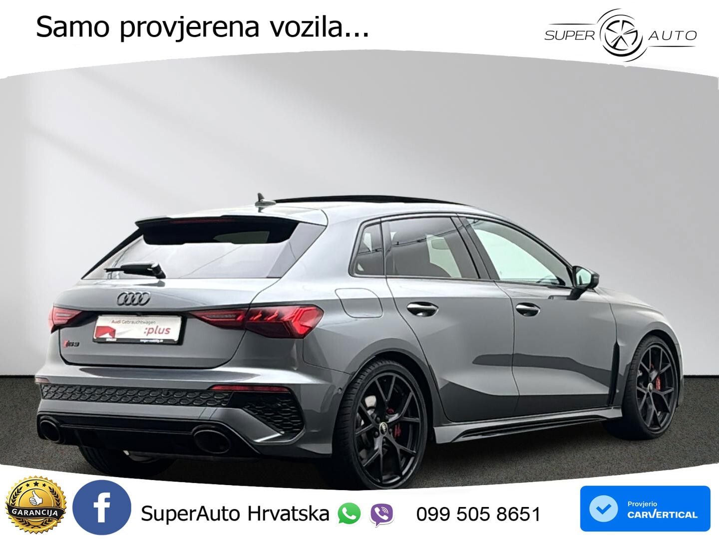 Audi RS3 Sedan 2.5 TFSI (400 KS) quattro S tronic ACC+HEAD+GR SJED+360+PANO