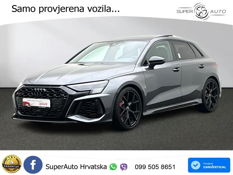 Audi RS3 Sedan 2.5 TFSI (400 KS) quattro S tronic ACC+HEAD+GR SJED+360+PANO