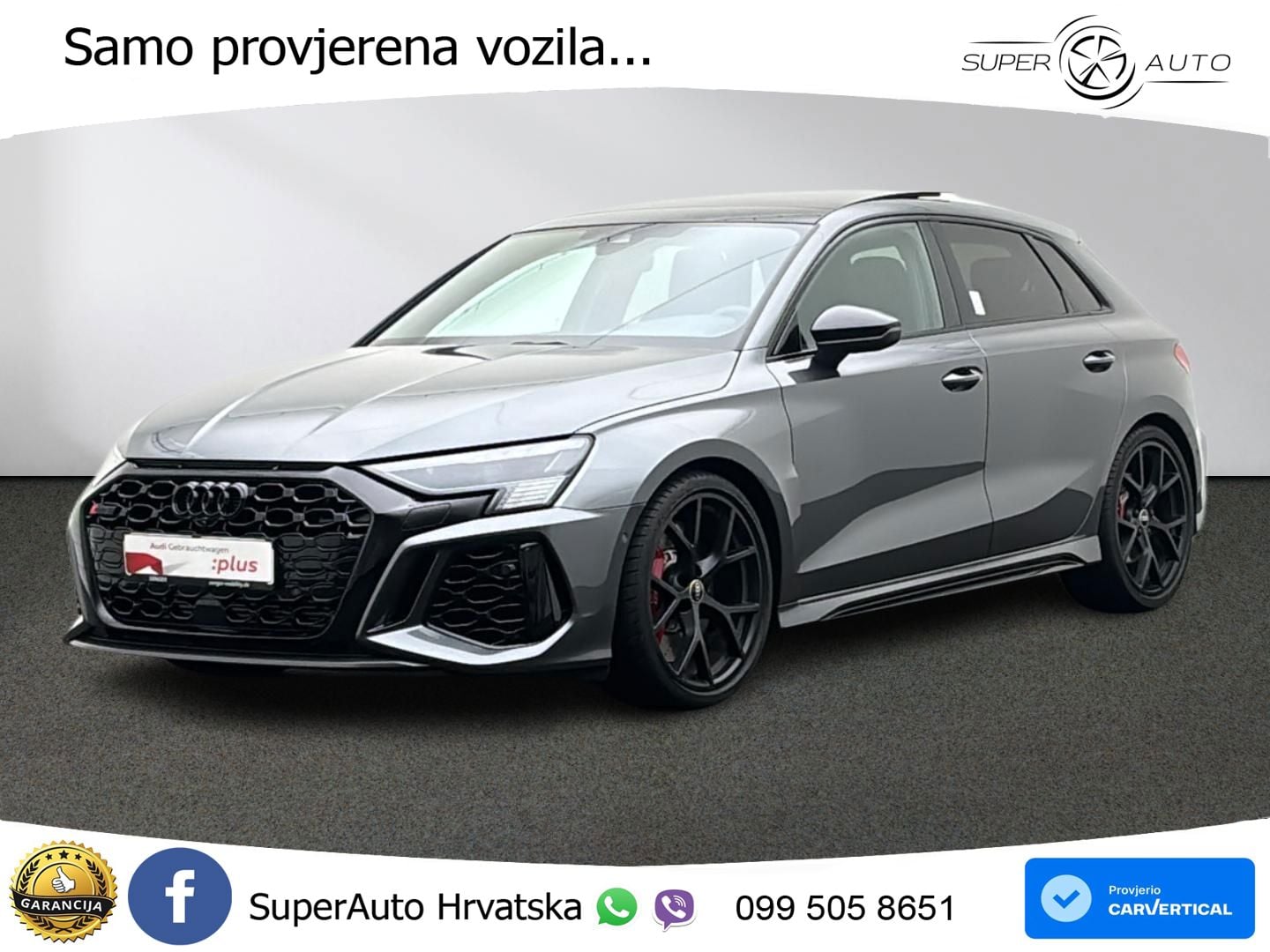 Audi RS3 Sedan 2.5 TFSI (400 KS) quattro S tronic ACC+HEAD+GR SJED+360+PANO