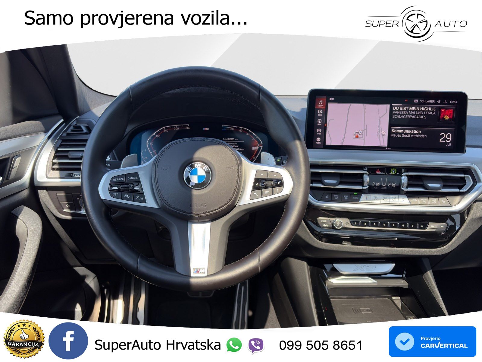 BMW X3 20d xDrive Steptronic M Sport LED+GR SJED+ACC