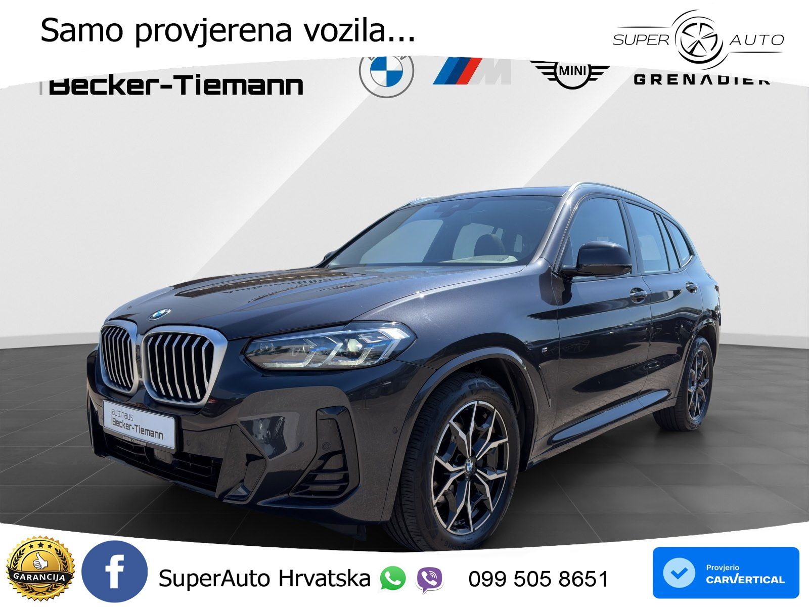 BMW X3 20d xDrive Steptronic M Sport LED+GR SJED+ACC