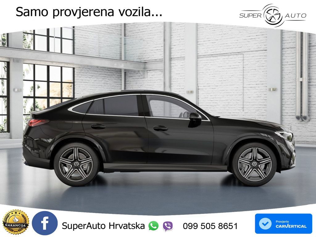 Mercedes GLC Coupe 200 (204 KS) 4MATIC 9G-TRONIC AMG LED+GR SJED+ACC