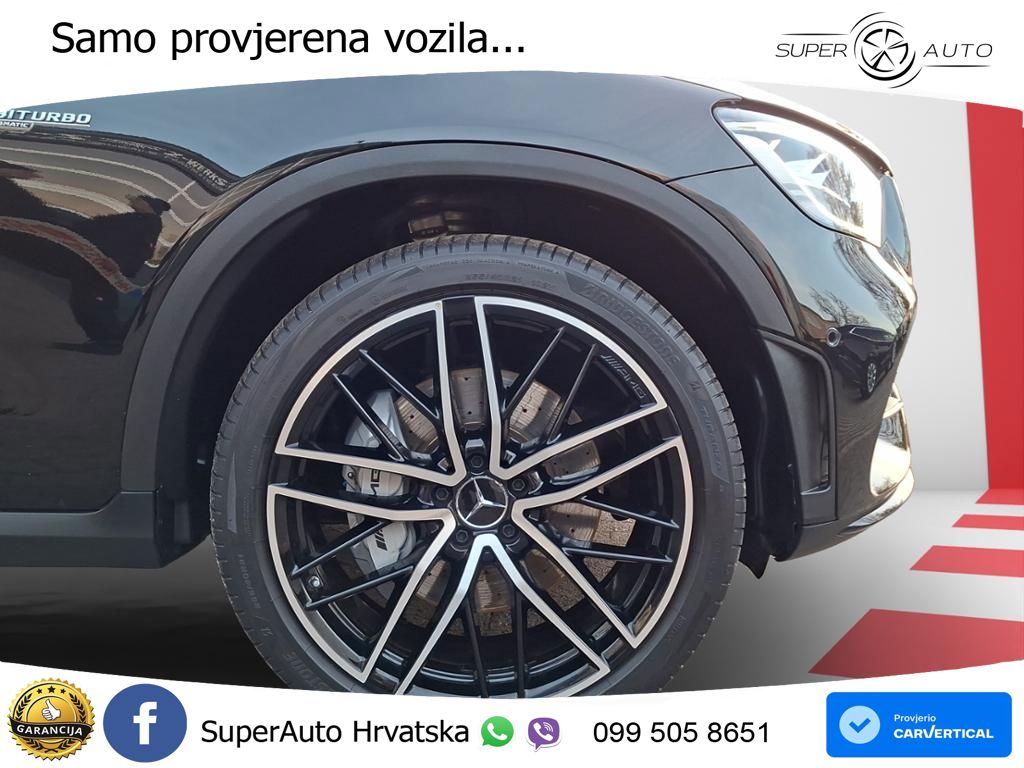 Mercedes GLC Coupe AMG 43 V6 (390 KS) 4MATIC TCT ZRAČNI+ACC+GR SJED+KAM