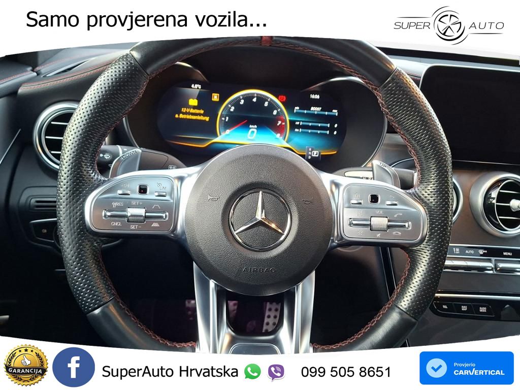 Mercedes GLC Coupe AMG 43 V6 (390 KS) 4MATIC TCT ZRAČNI+ACC+GR SJED+KAM