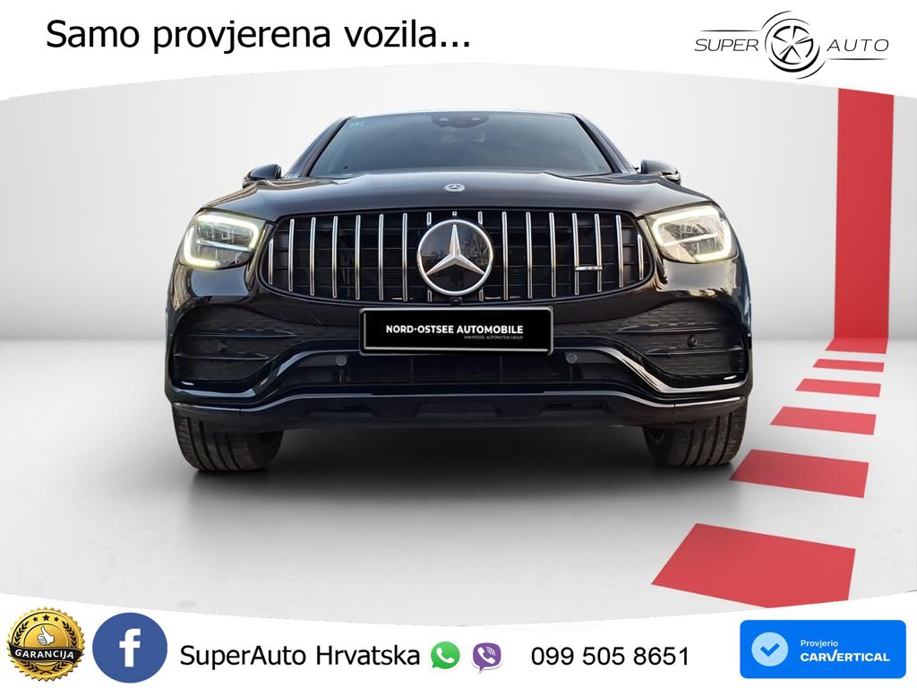 Mercedes GLC Coupe AMG 43 V6 (390 KS) 4MATIC TCT ZRAČNI+ACC+GR SJED+KAM