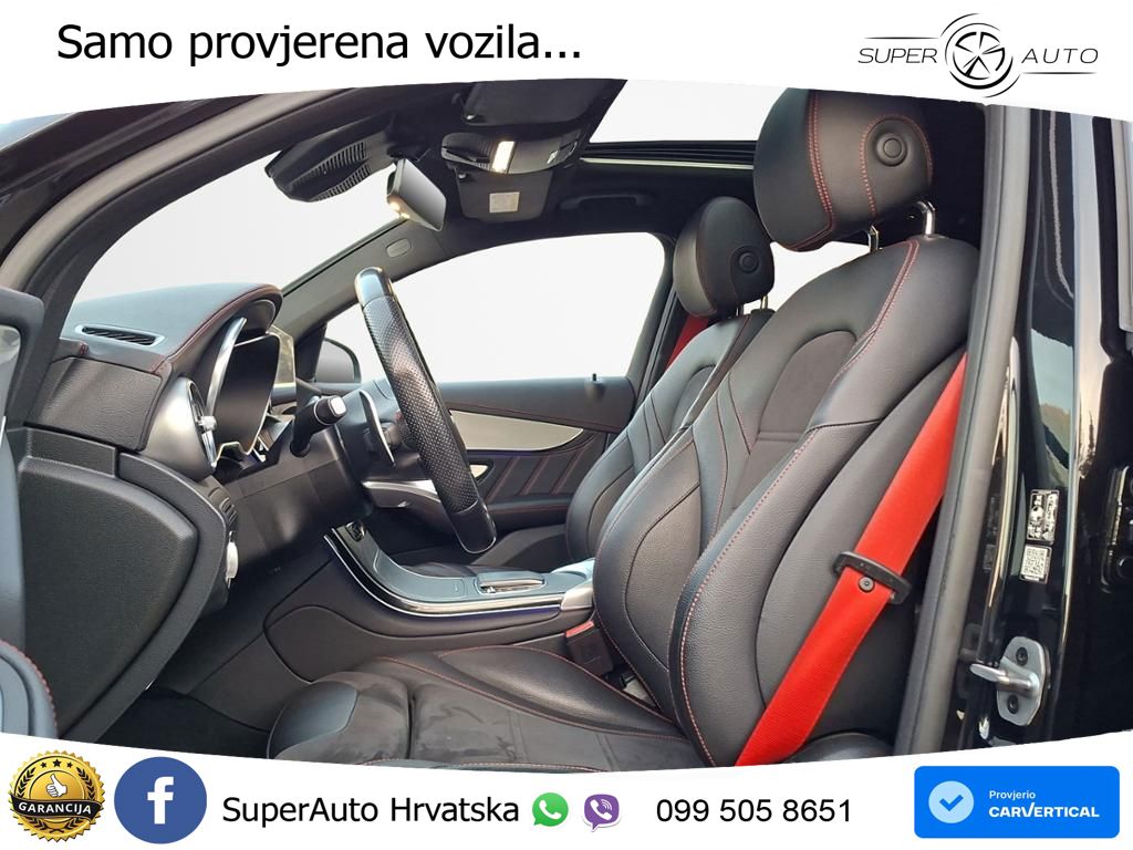 Mercedes GLC Coupe AMG 43 V6 (390 KS) 4MATIC TCT ZRAČNI+ACC+GR SJED+KAM