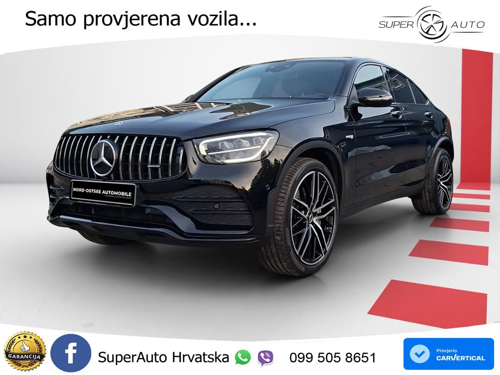 Mercedes GLC Coupe AMG 43 V6 (390 KS) 4MATIC TCT ZRAČNI+ACC+GR SJED+KAM