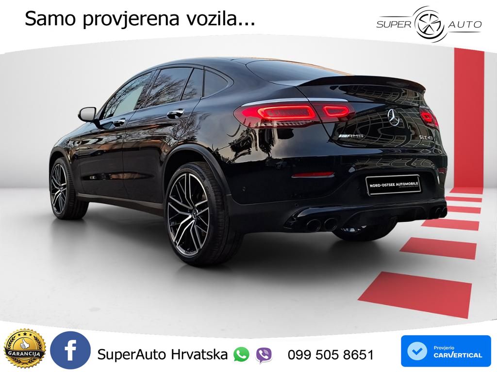 Mercedes GLC Coupe AMG 43 V6 (390 KS) 4MATIC TCT ZRAČNI+ACC+GR SJED+KAM
