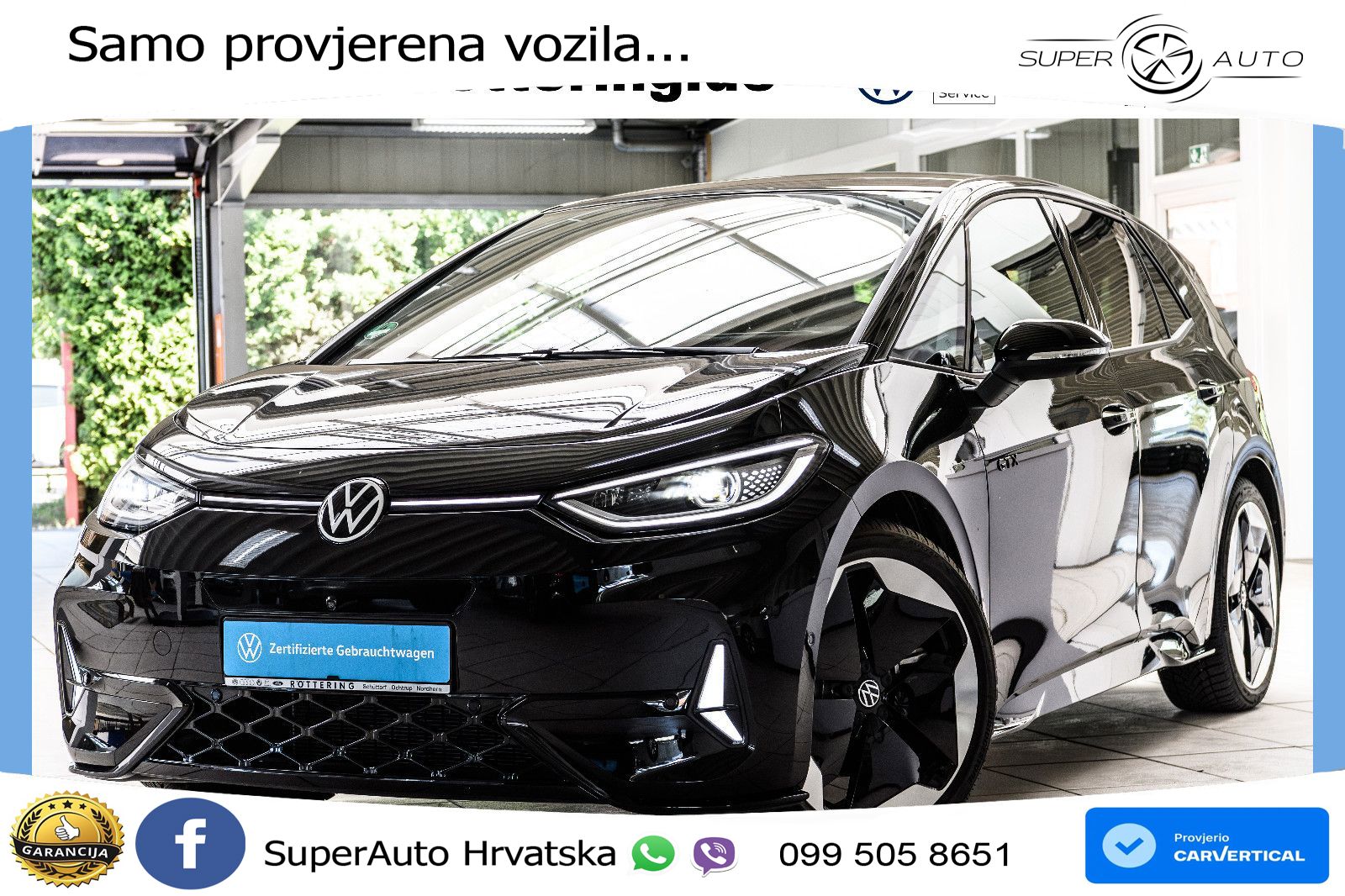 Volkswagen ID.3 GTX 84 kWh (286 KS) LED+GR SJED+ACC