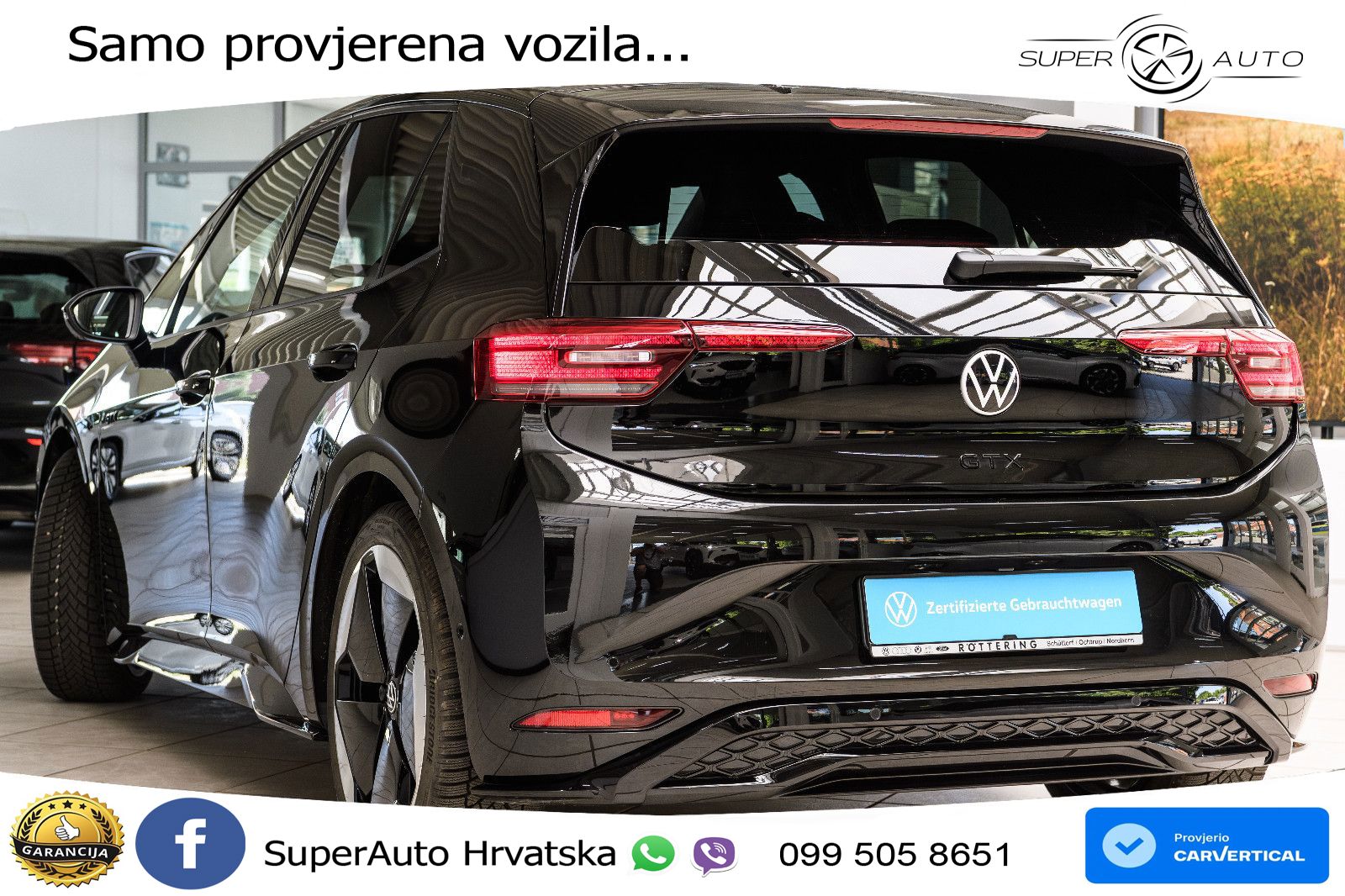 Volkswagen ID.3 GTX 84 kWh (286 KS) LED+GR SJED+ACC