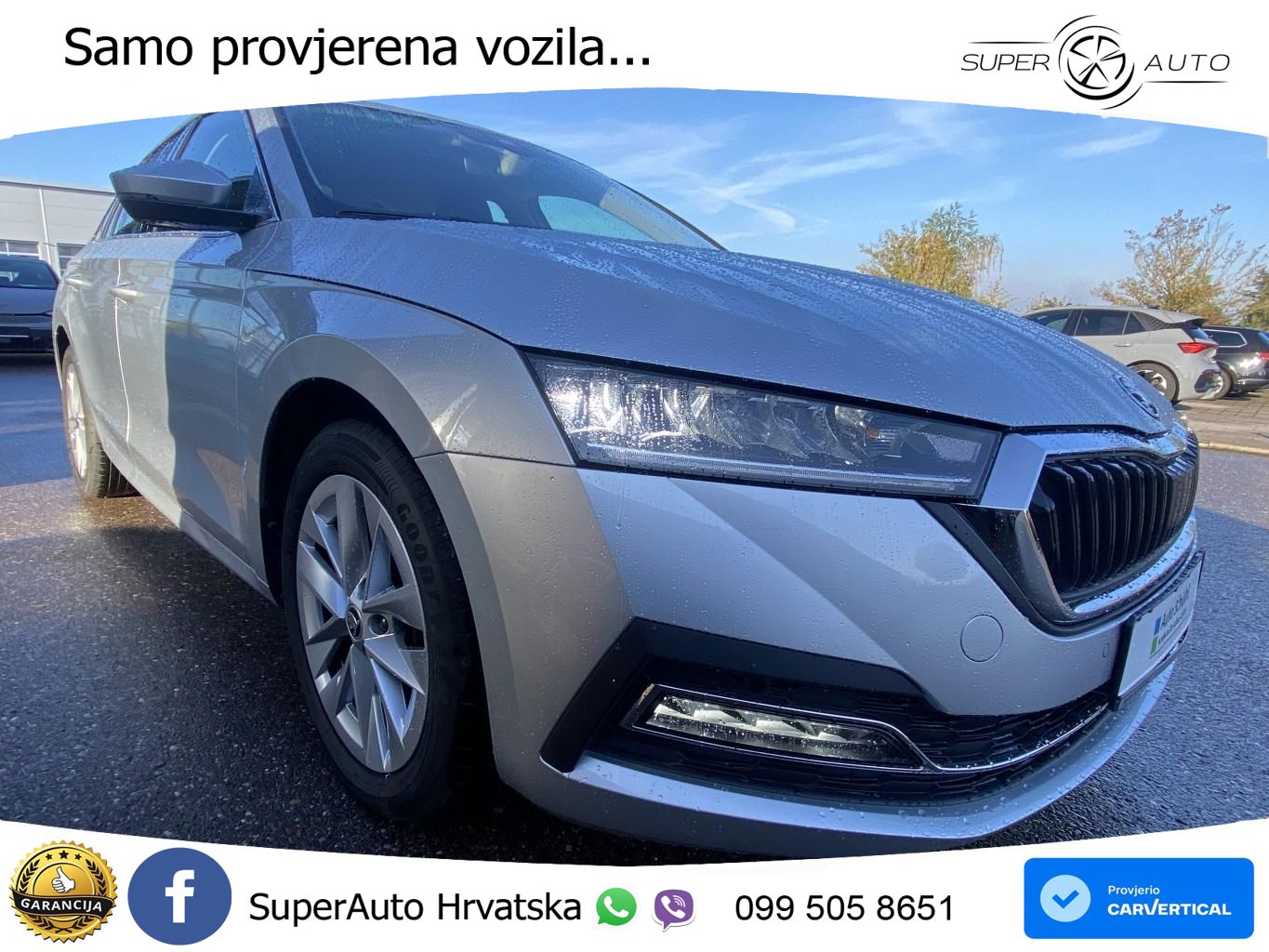 Škoda Octavia Combi 2.0 TDI (150 KS) 4x4 DSG LED+GR SJED+ACC