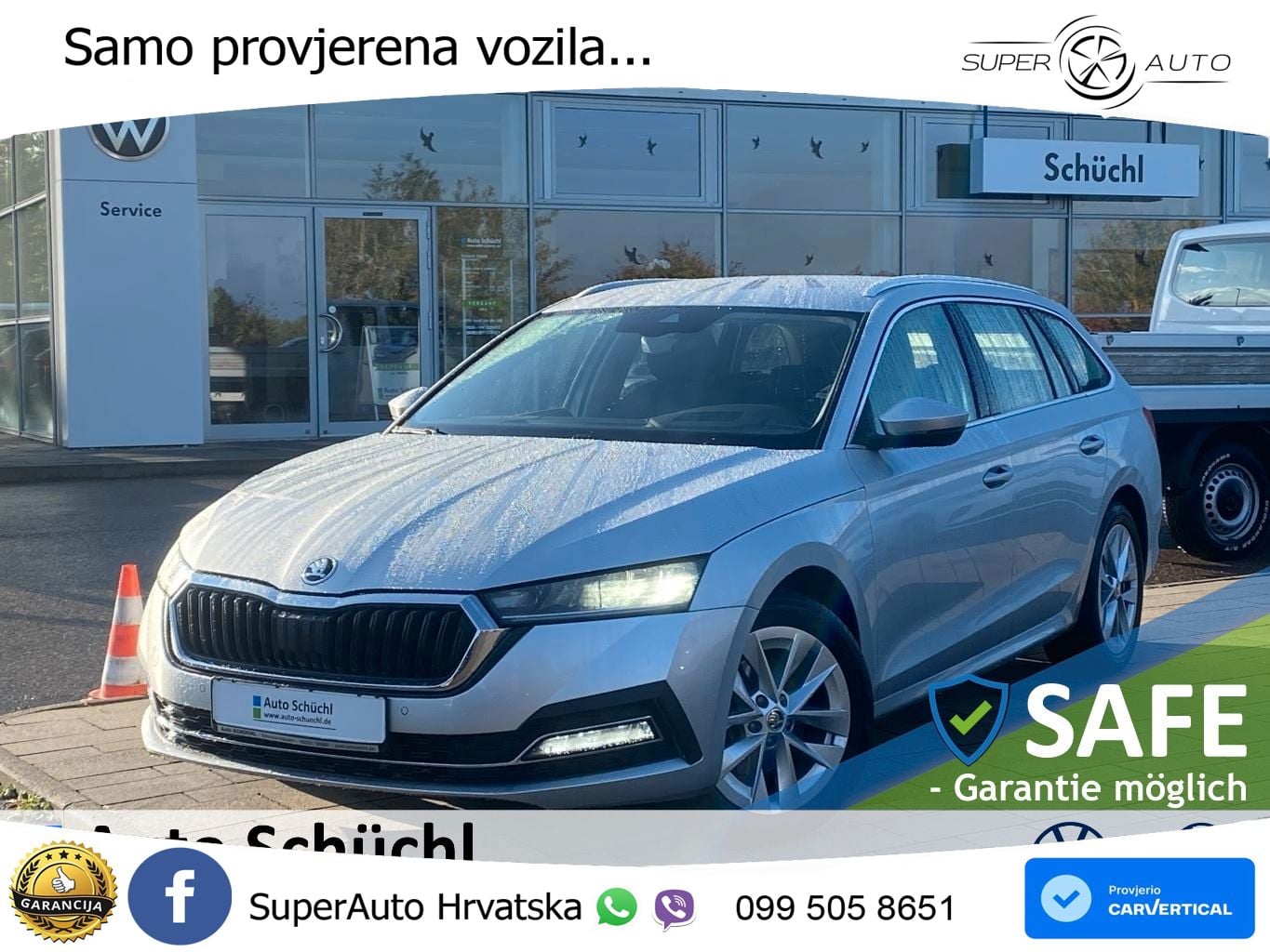 Škoda Octavia Combi 2.0 TDI (150 KS) 4x4 DSG LED+GR SJED+ACC
