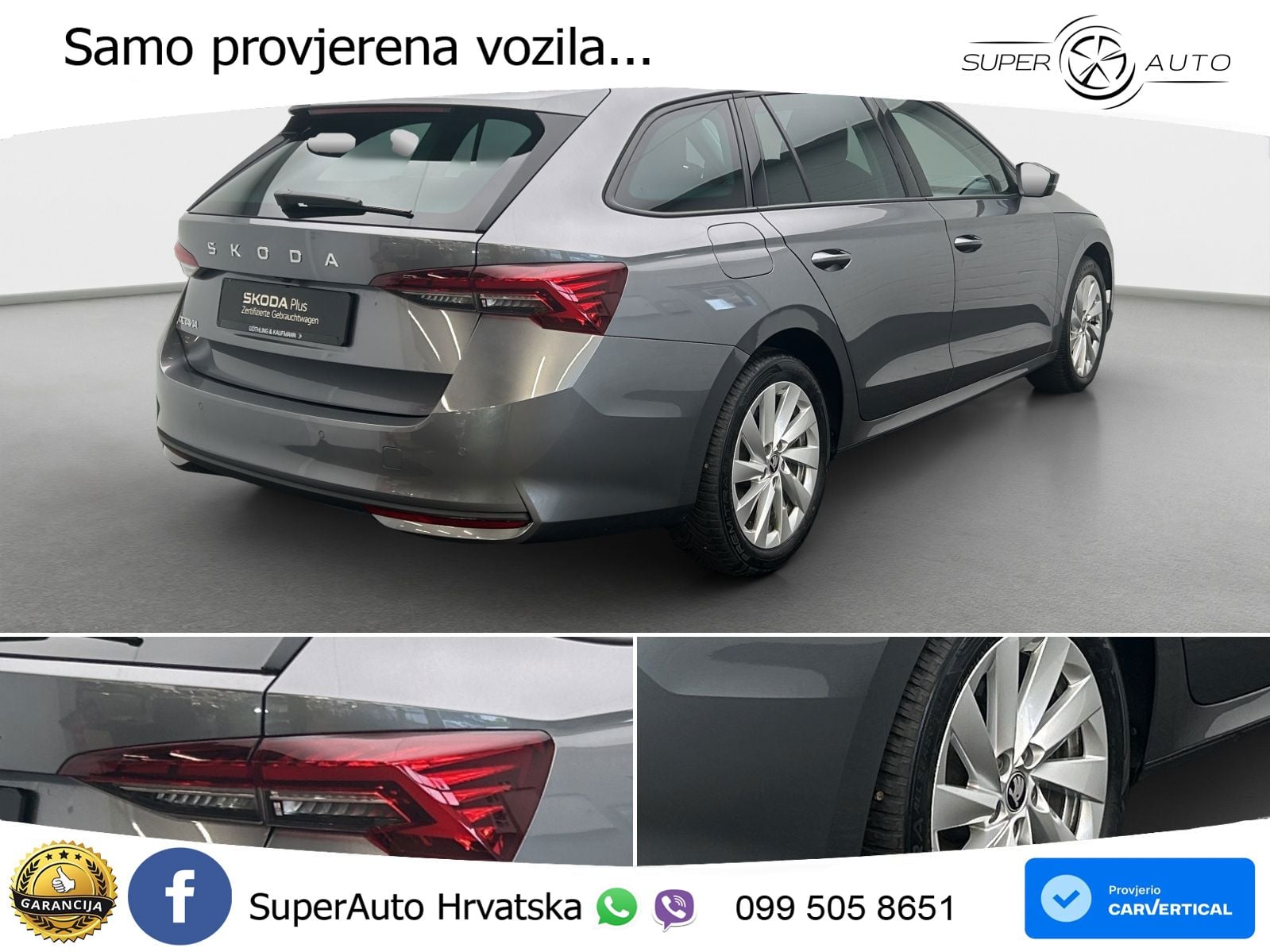 Škoda Octavia Combi 2.0 TDI (150 KS) DSG Selection LED+GR SJED+ACC