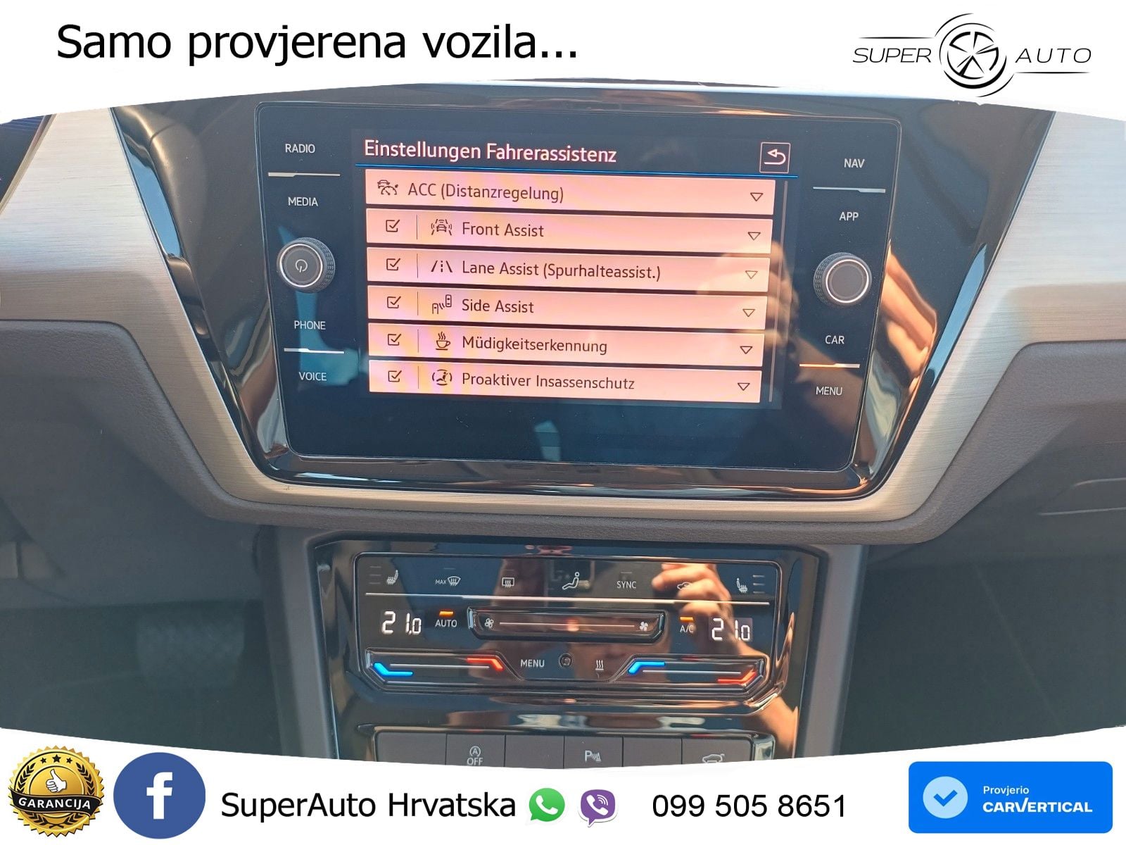VW Touran LED+GR SJED+ACC