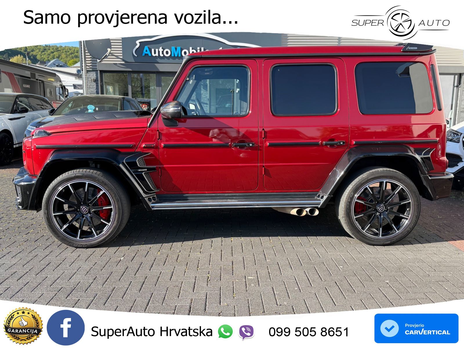 Mercedes AMG G 63 Long V8 (585 KS) 4MATIC 9G-TRONIC AMG SPEEDSHIFT PLUS Brabus LED+GR SJED+ACC
