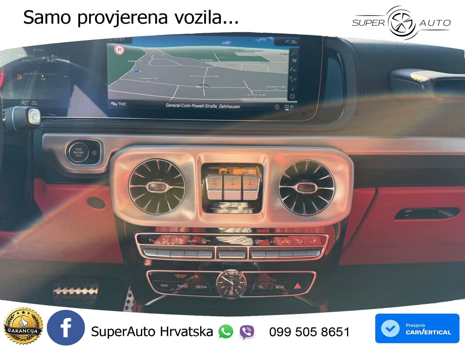 Mercedes AMG G 63 Long V8 (585 KS) 4MATIC 9G-TRONIC AMG SPEEDSHIFT PLUS Brabus LED+GR SJED+ACC