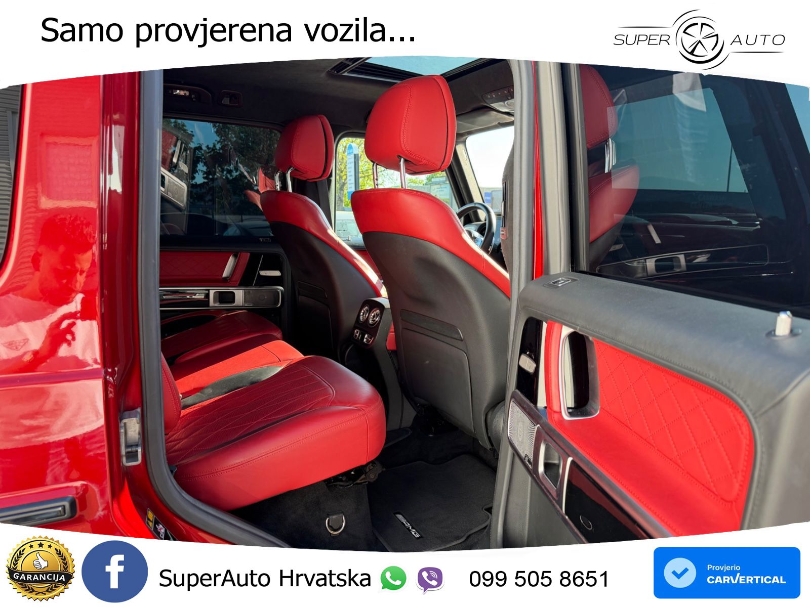 Mercedes AMG G 63 Long V8 (585 KS) 4MATIC 9G-TRONIC AMG SPEEDSHIFT PLUS Brabus LED+GR SJED+ACC