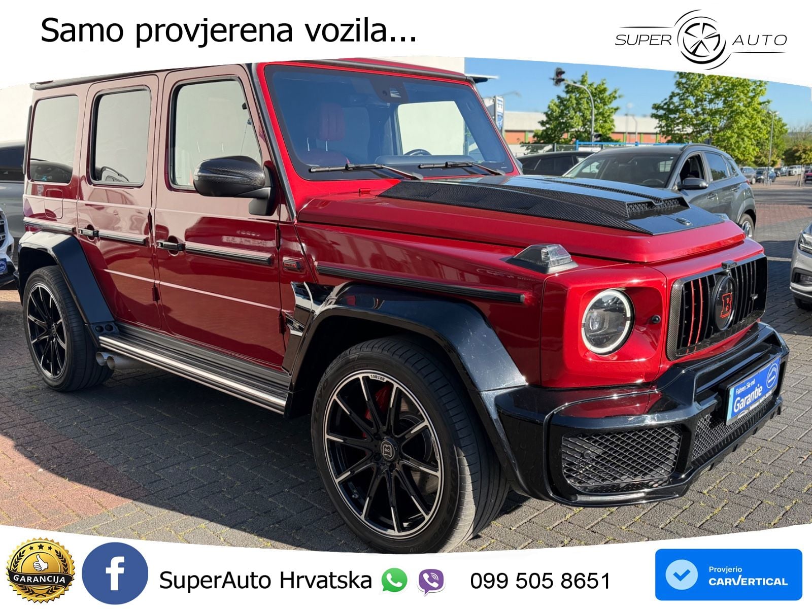 Mercedes AMG G 63 Long V8 (585 KS) 4MATIC 9G-TRONIC AMG SPEEDSHIFT PLUS Brabus LED+GR SJED+ACC