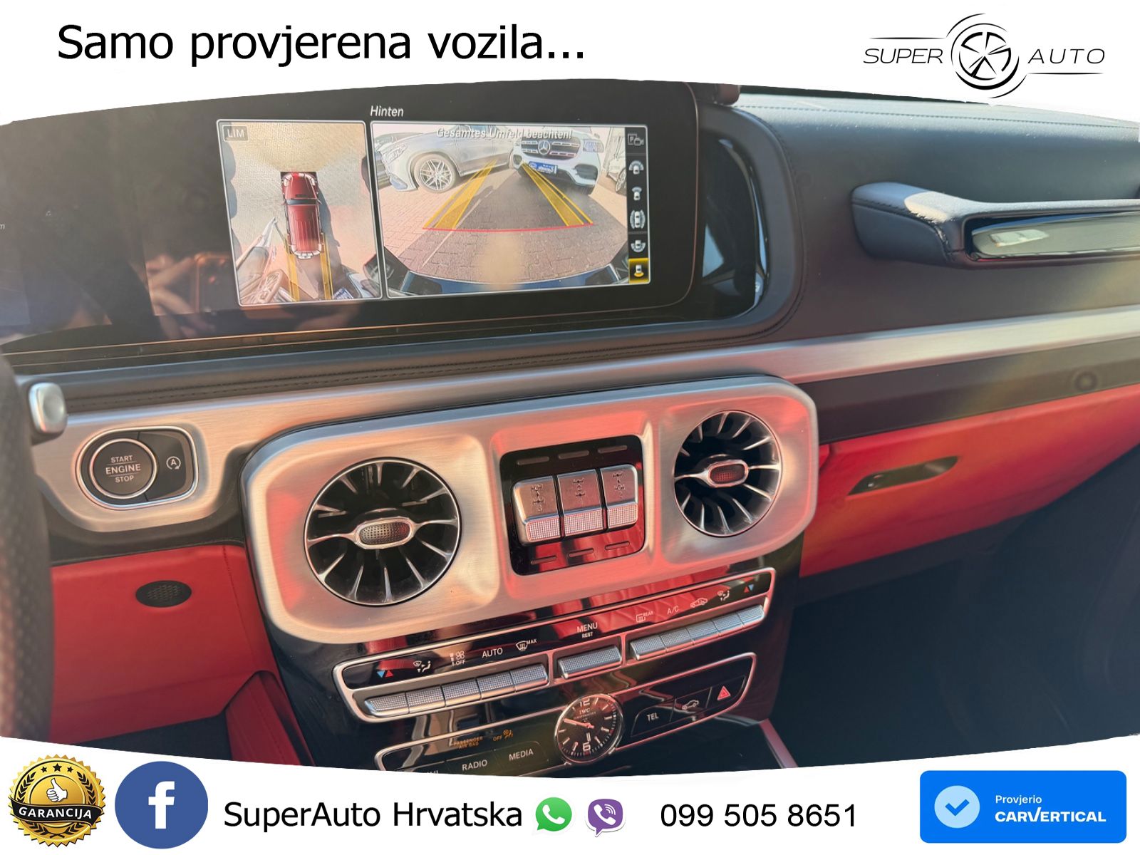 Mercedes AMG G 63 Long V8 (585 KS) 4MATIC 9G-TRONIC AMG SPEEDSHIFT PLUS Brabus LED+GR SJED+ACC