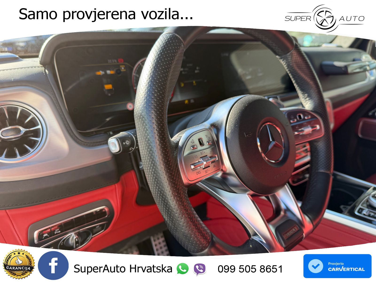 Mercedes AMG G 63 Long V8 (585 KS) 4MATIC 9G-TRONIC AMG SPEEDSHIFT PLUS Brabus LED+GR SJED+ACC