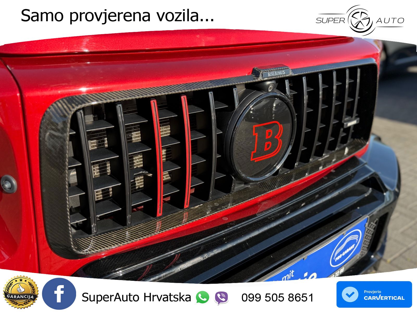 Mercedes AMG G 63 Long V8 (585 KS) 4MATIC 9G-TRONIC AMG SPEEDSHIFT PLUS Brabus LED+GR SJED+ACC