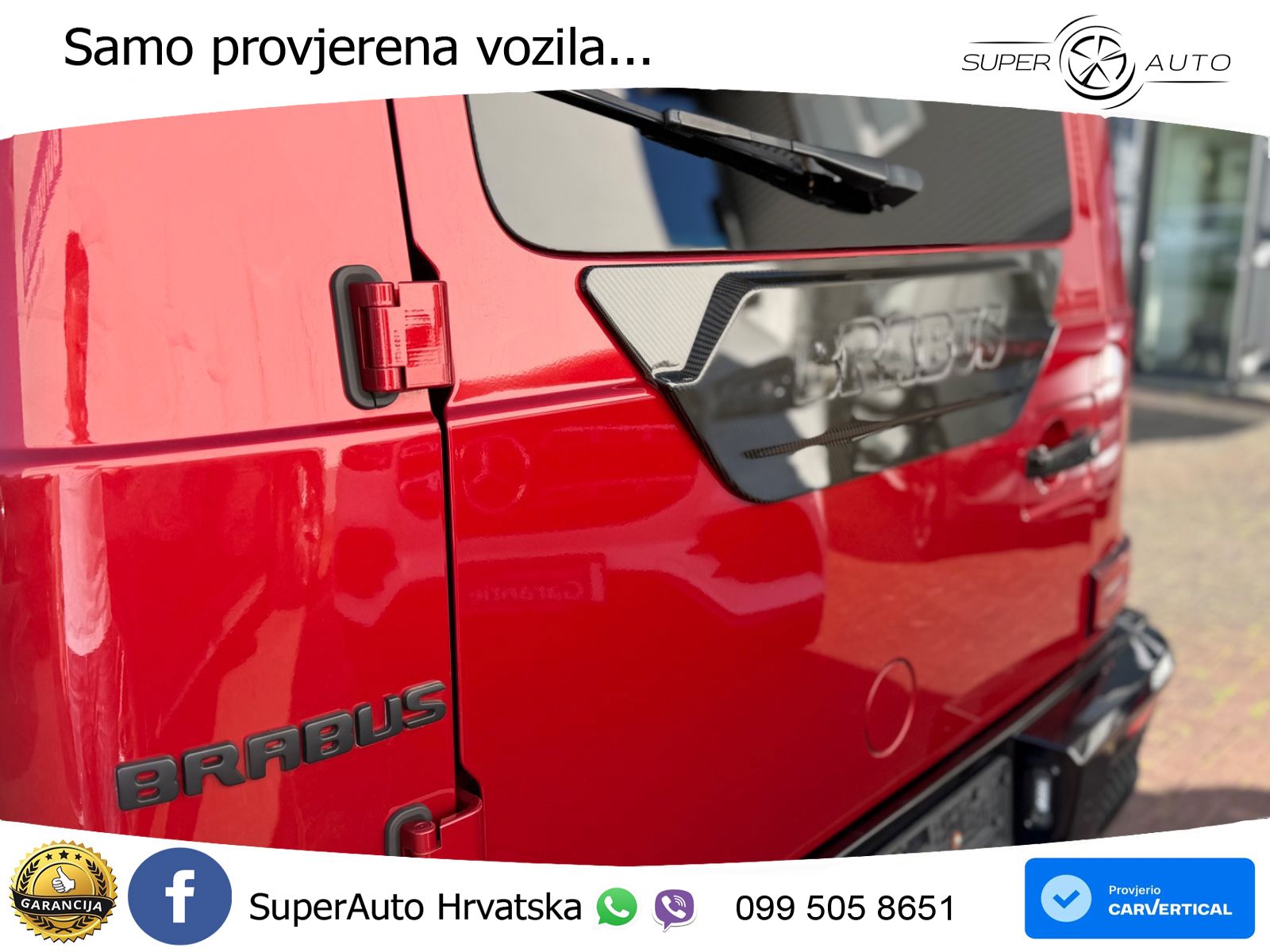 Mercedes AMG G 63 Long V8 (585 KS) 4MATIC 9G-TRONIC AMG SPEEDSHIFT PLUS Brabus LED+GR SJED+ACC