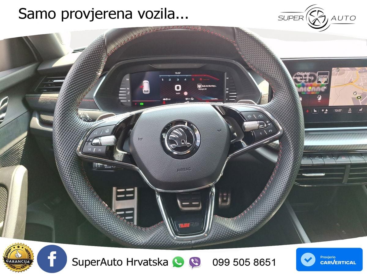 Škoda Octavia Combi RS 2.0 TDI (200 KS) 4x4 DSG MATRIX+GR SJED+KAM