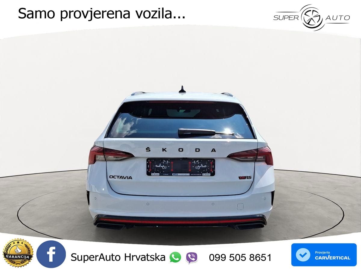Škoda Octavia Combi RS 2.0 TDI (200 KS) 4x4 DSG MATRIX+GR SJED+KAM
