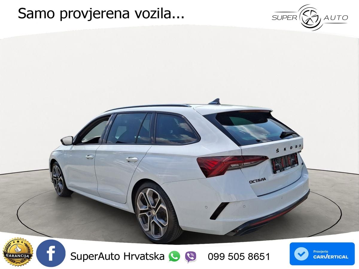 Škoda Octavia Combi RS 2.0 TDI (200 KS) 4x4 DSG MATRIX+GR SJED+KAM