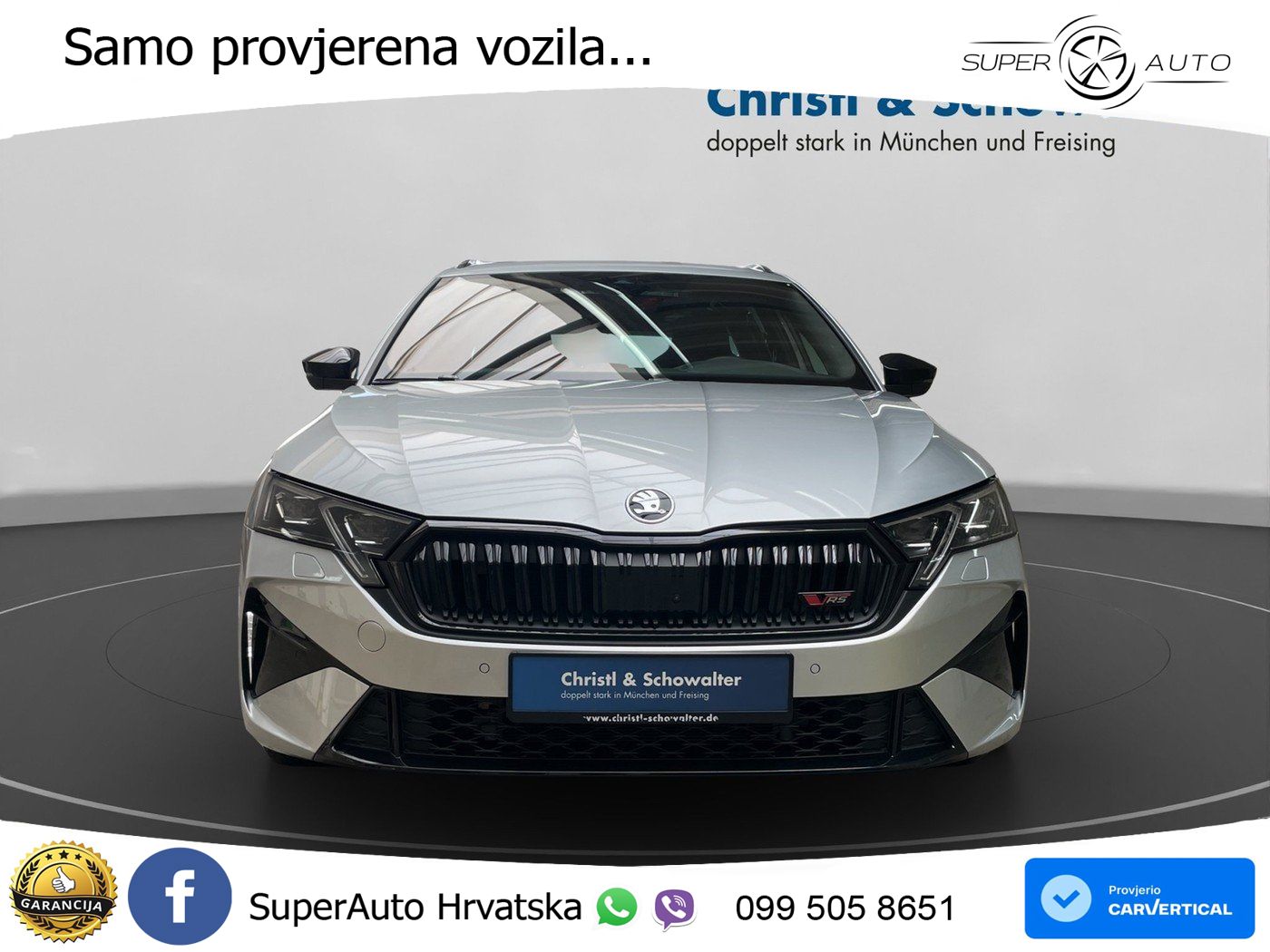 Škoda Octavia Combi RS 2.0 TSI (265 KS) DSG LED+GR SJED+ACC