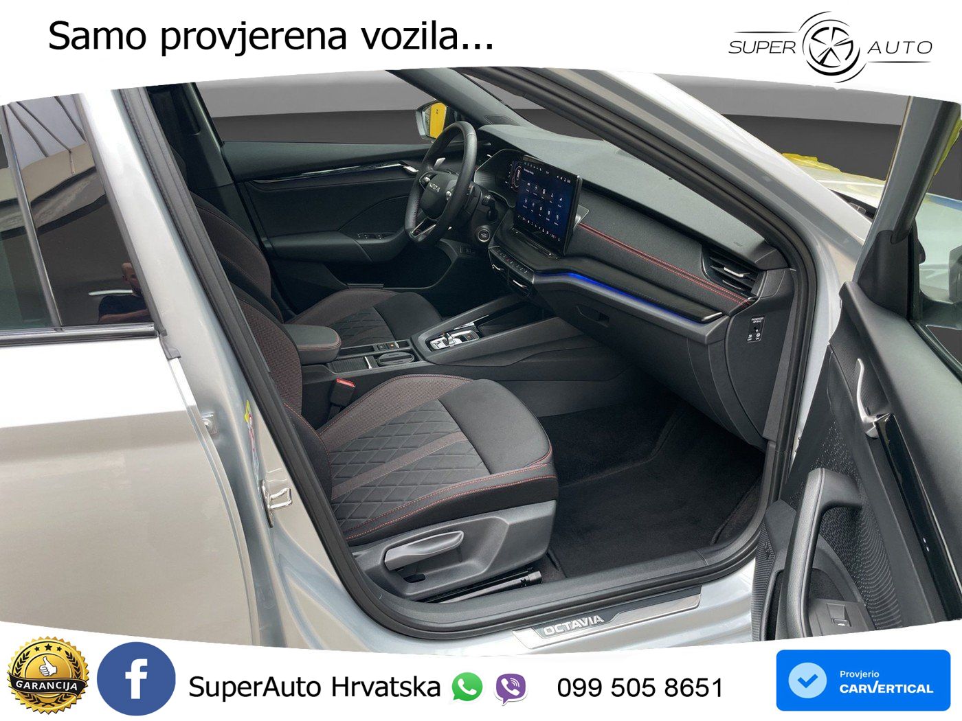 Škoda Octavia Combi RS 2.0 TSI (265 KS) DSG LED+GR SJED+ACC