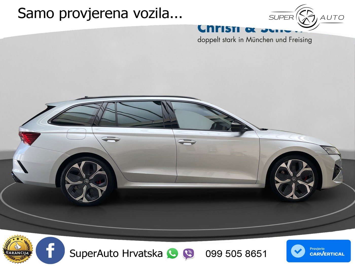 Škoda Octavia Combi RS 2.0 TSI (265 KS) DSG LED+GR SJED+ACC