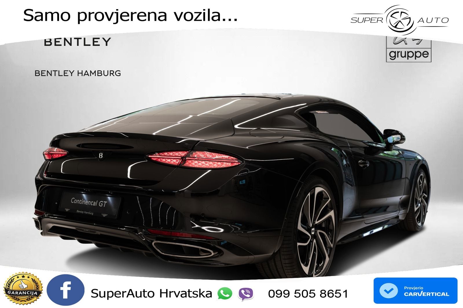 Bentley Continental GT IV 4.0 V8 TFSi (680 KS) AWD DCT LED+GR SJED+ACC