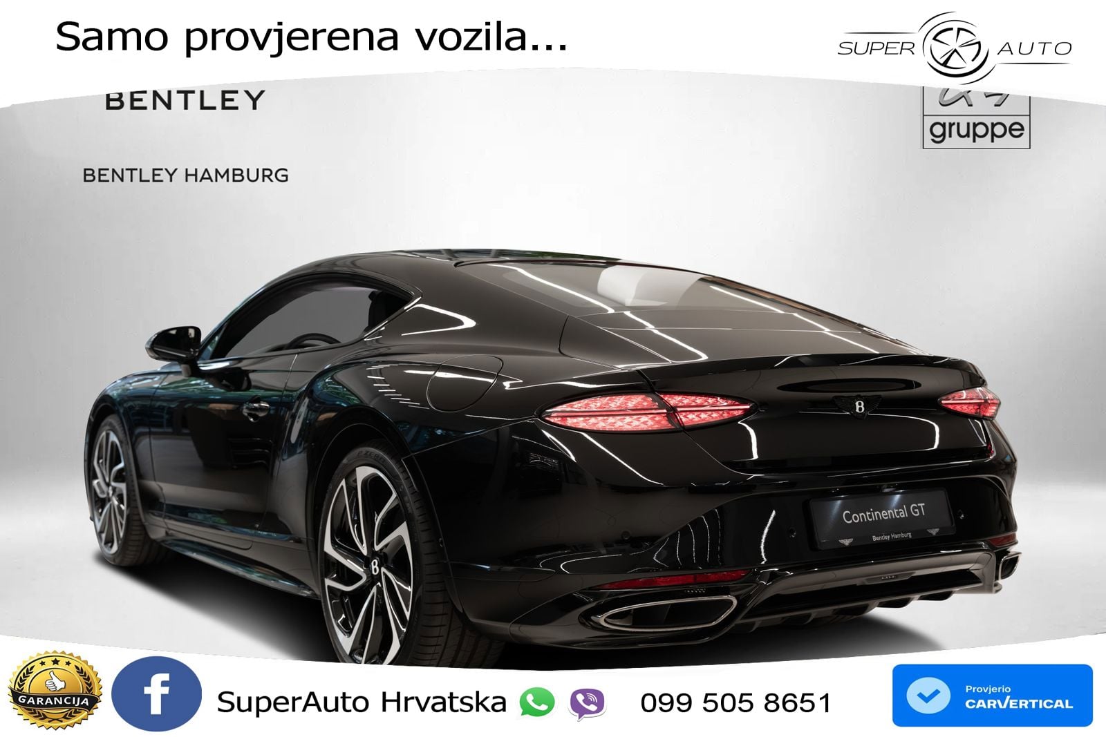 Bentley Continental GT IV 4.0 V8 TFSi (680 KS) AWD DCT LED+GR SJED+ACC