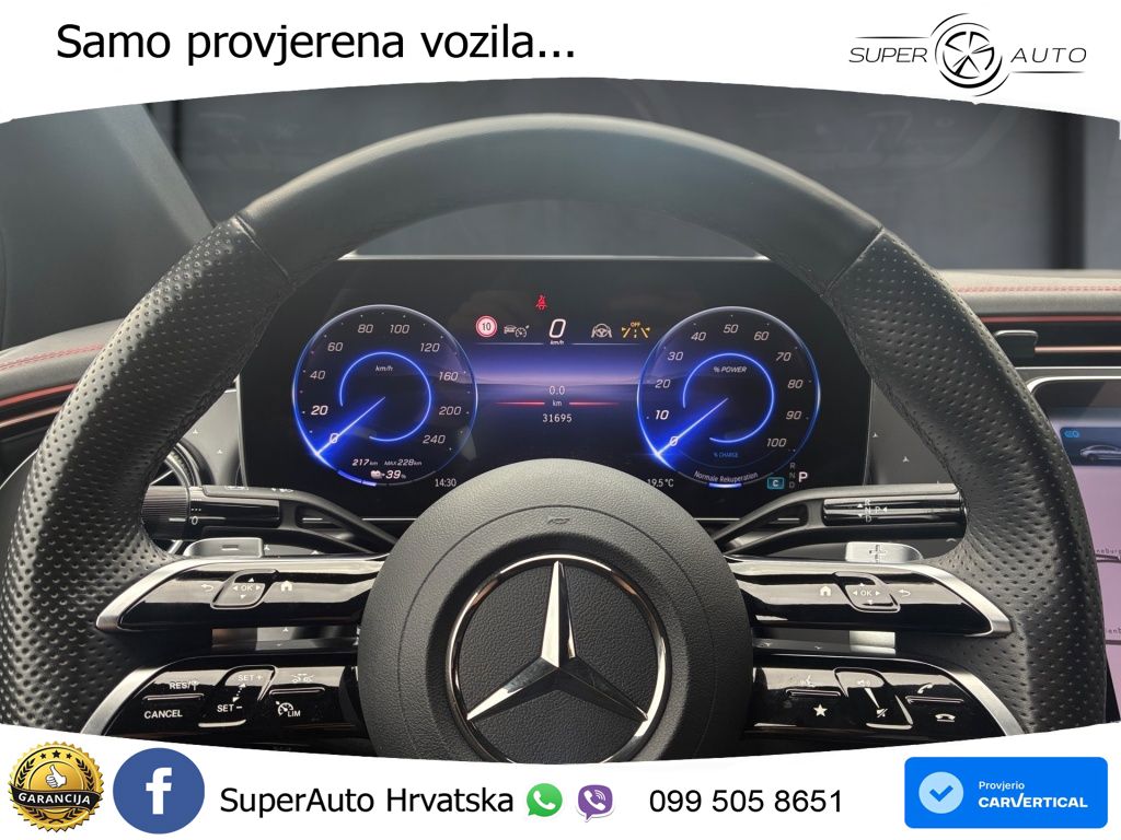 Mercedes EQE 350 98 kWh (292 KS) 4MATIC AMG LED+GR SJED+ACC