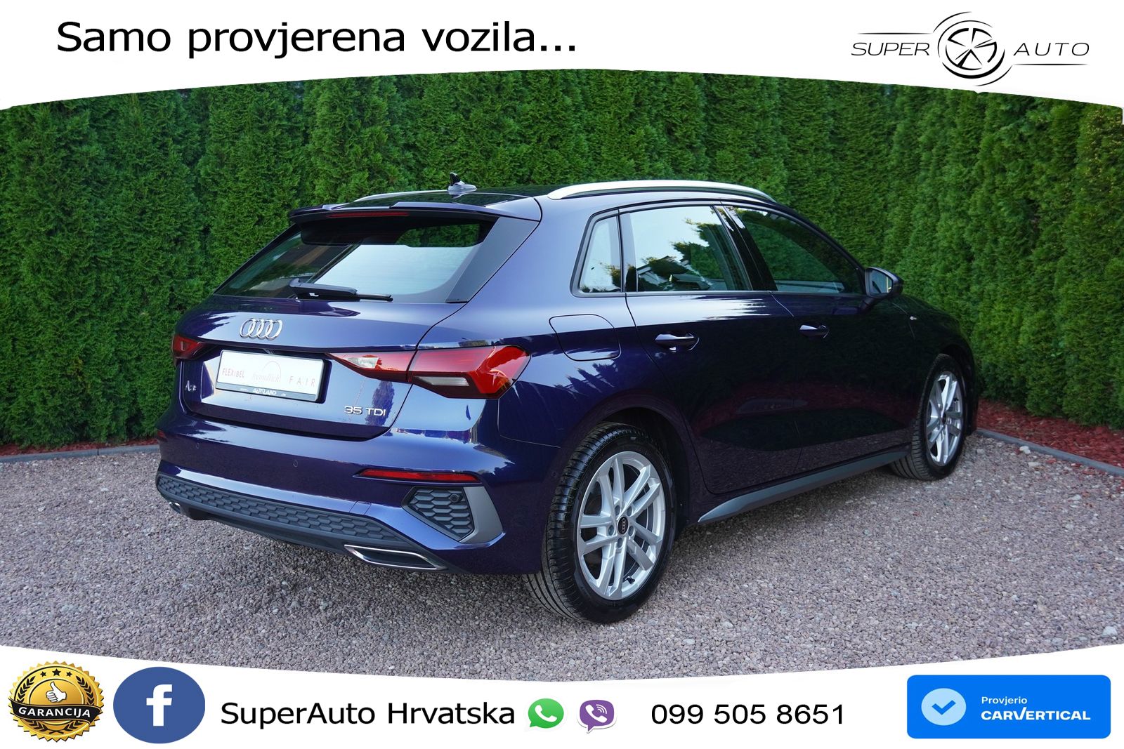 Audi A3 35 TDI (150 KS) S tronic S line LED+GR SJED+ACC