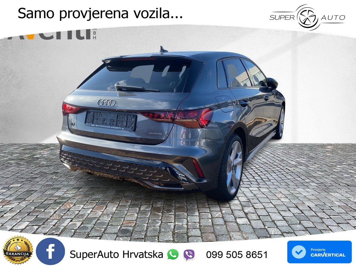 Audi A3 Sportback 40 TFSI (204 KS) quattro S tronic S line