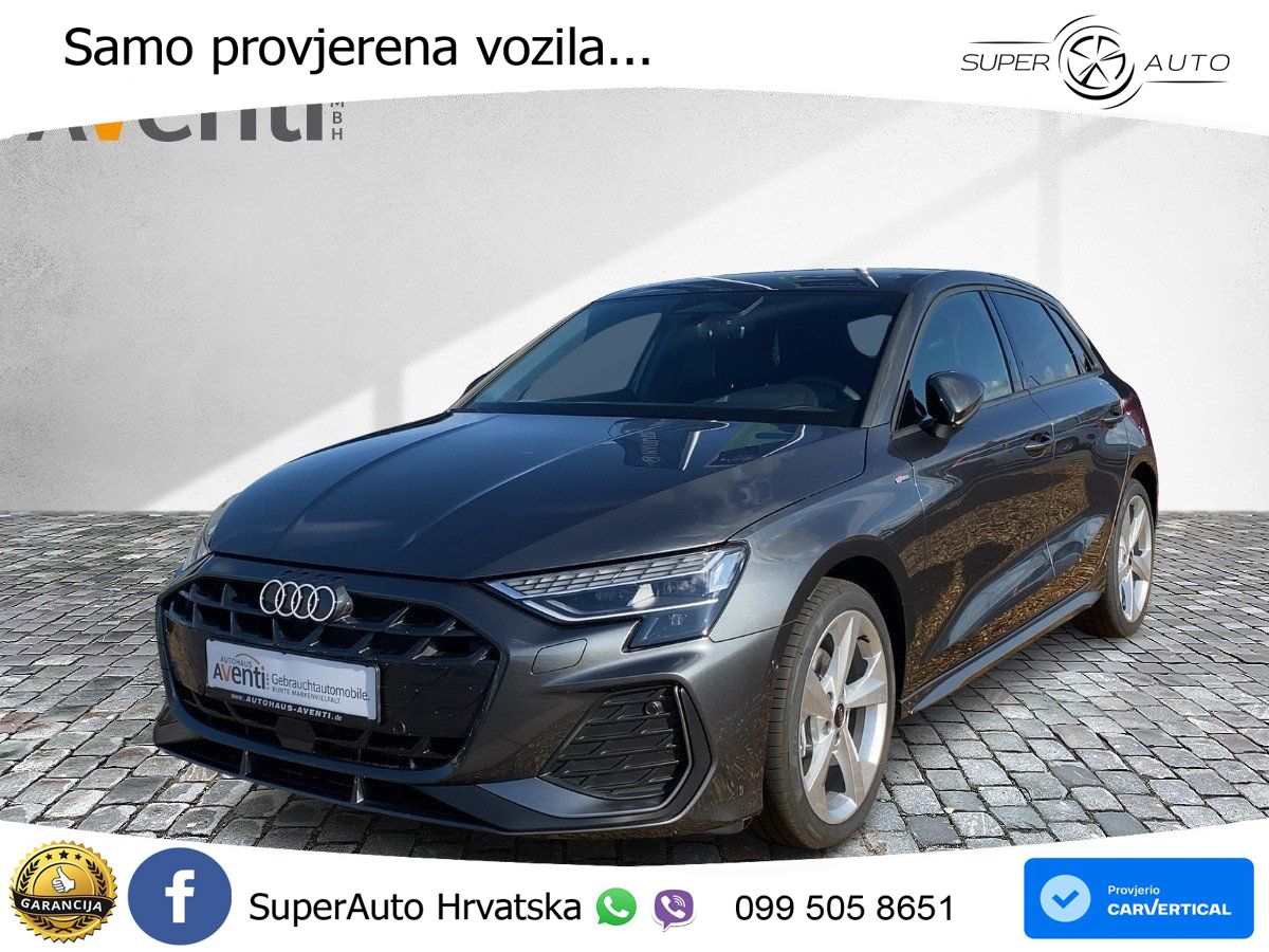 Audi A3 Sportback 40 TFSI (204 KS) quattro S tronic S line