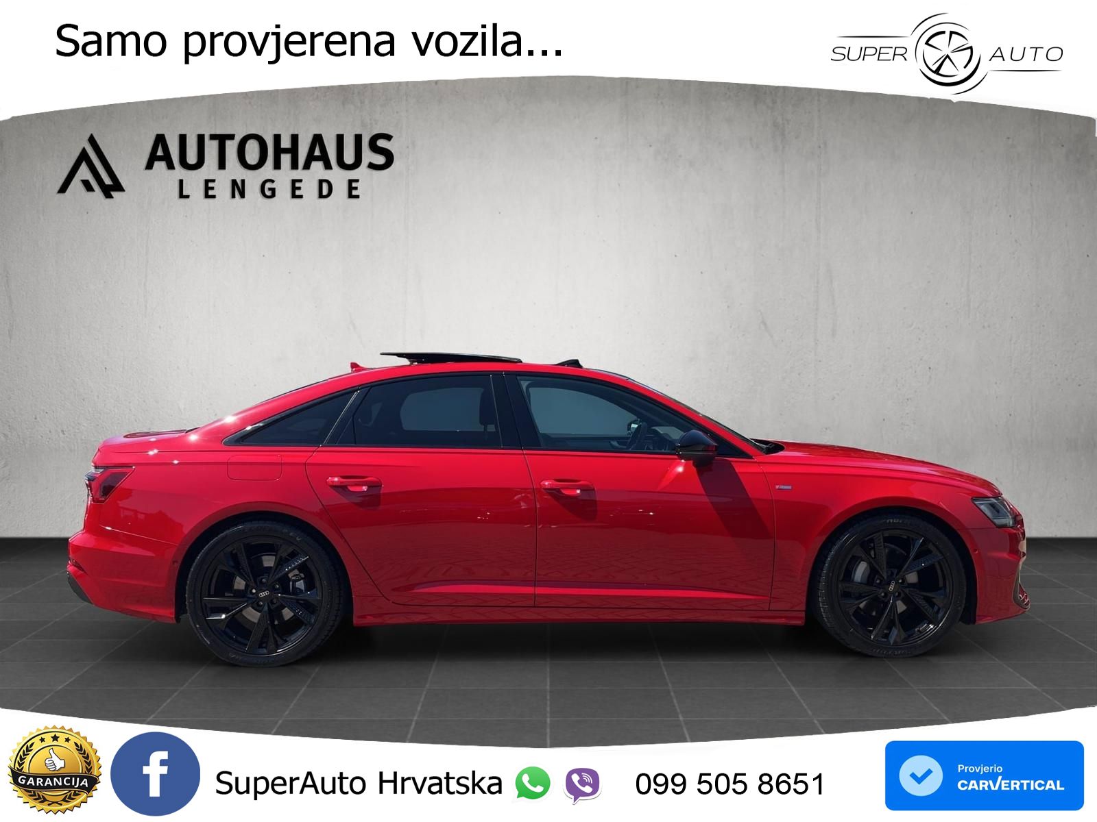 Audi A6 45 TFSI (265 KS) quattro ultra S tronic S line LED+GR SJED+ACC