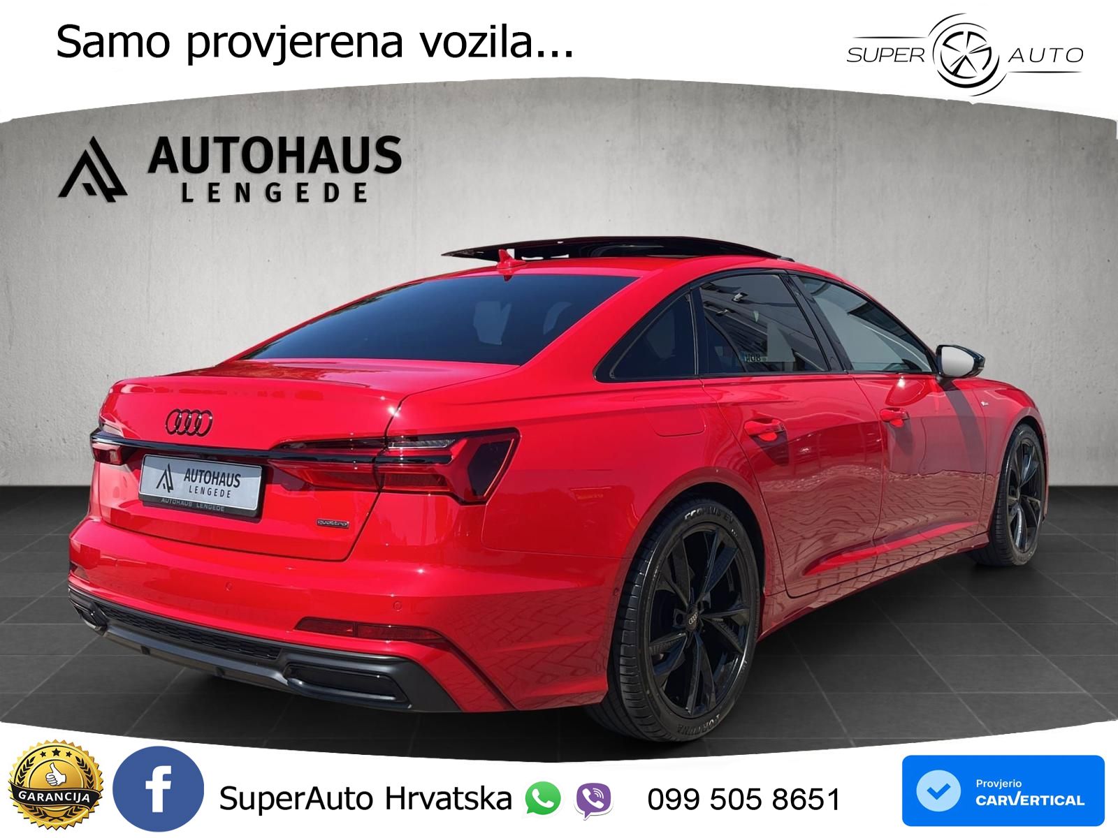 Audi A6 45 TFSI (265 KS) quattro ultra S tronic S line LED+GR SJED+ACC