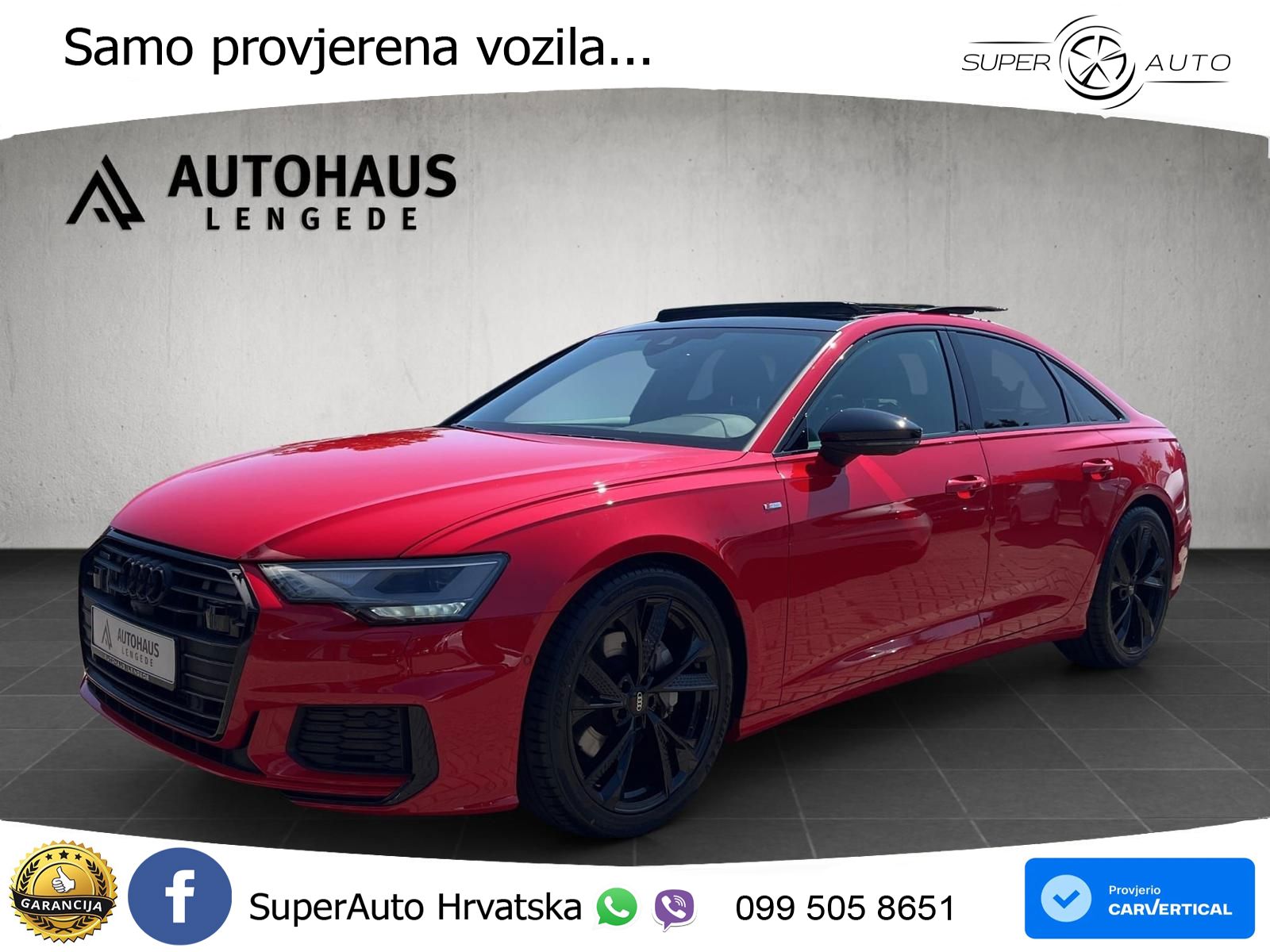Audi A6 45 TFSI (265 KS) quattro ultra S tronic S line LED+GR SJED+ACC