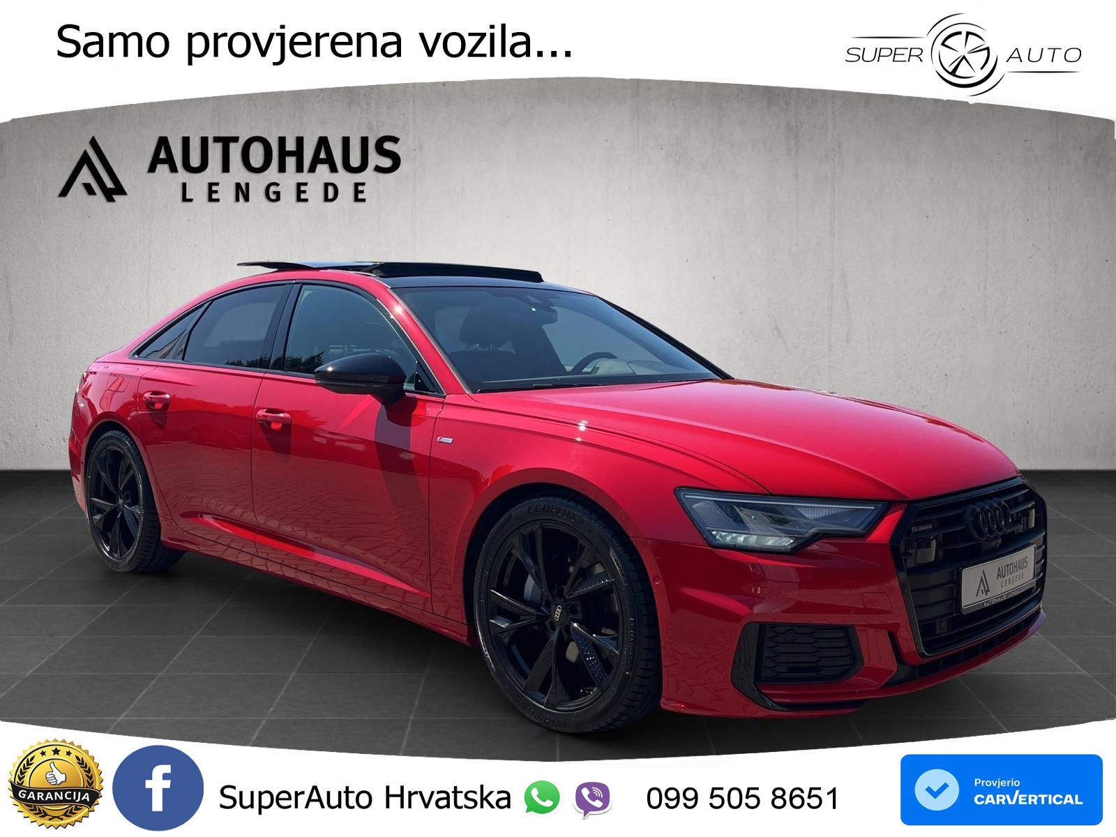 Audi A6 45 TFSI (265 KS) quattro ultra S tronic S line LED+GR SJED+ACC