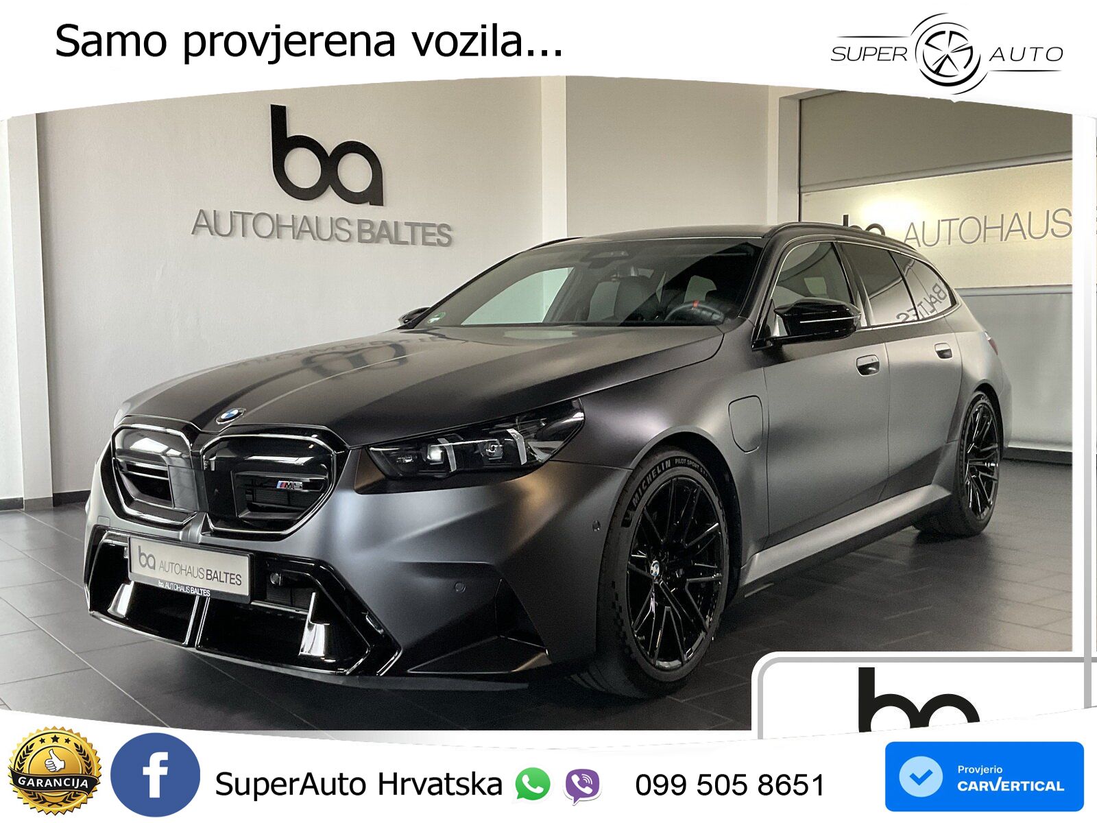 BMW M5 Touring 4.4 V8 (727 KS) xDrive Steptronic ACC+GR SJED+360+PANO