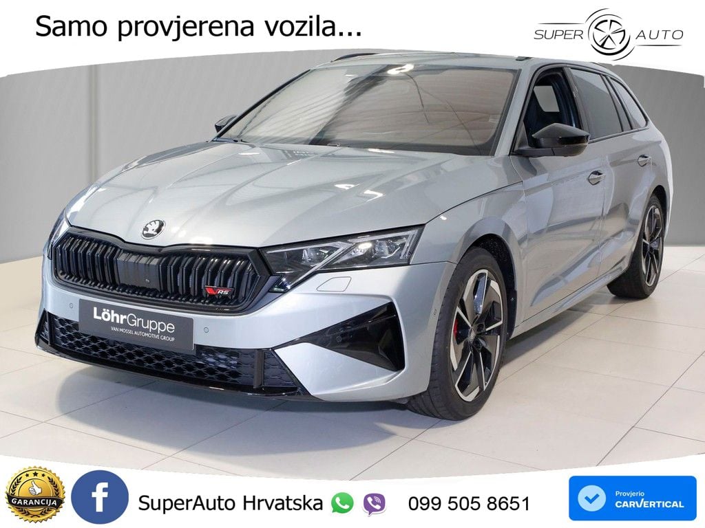Škoda Octavia Combi RS 2.0 TSI (265 KS) DSG LED+GR SJED+ACC