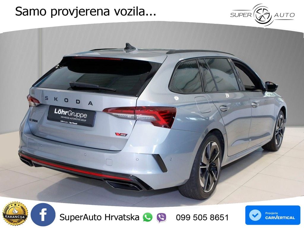 Škoda Octavia Combi RS 2.0 TSI (265 KS) DSG LED+GR SJED+ACC