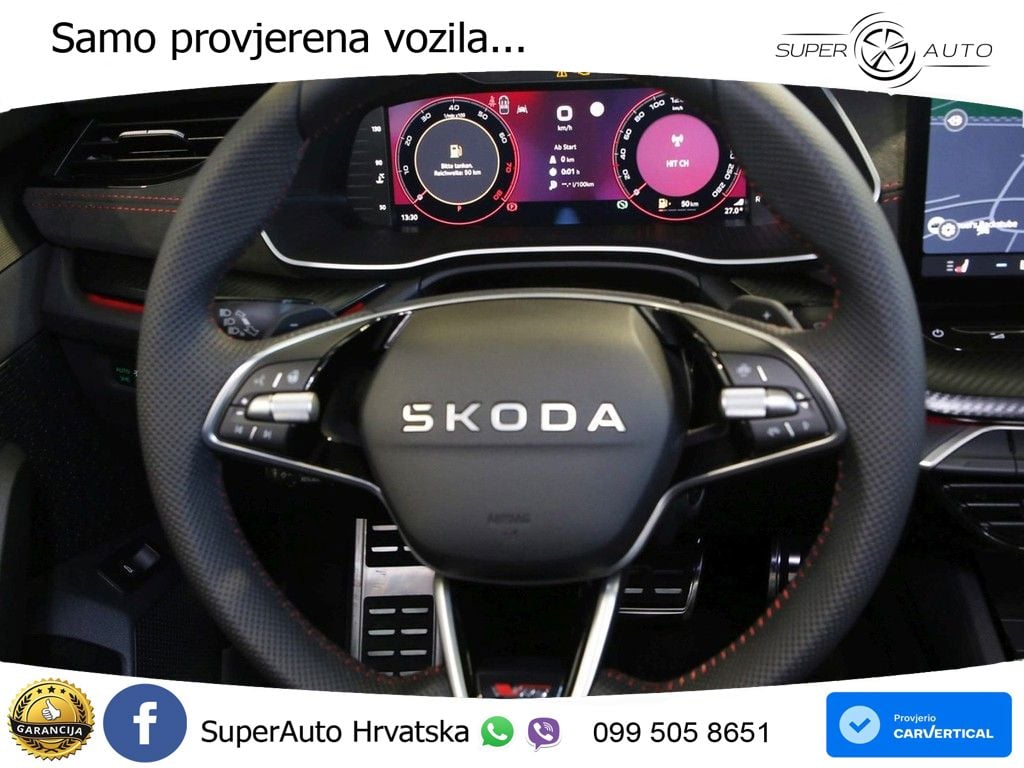 Škoda Octavia Combi RS 2.0 TSI (265 KS) DSG LED+GR SJED+ACC